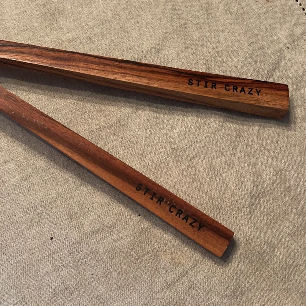 Mud Pie Mango Wood Salad Servers